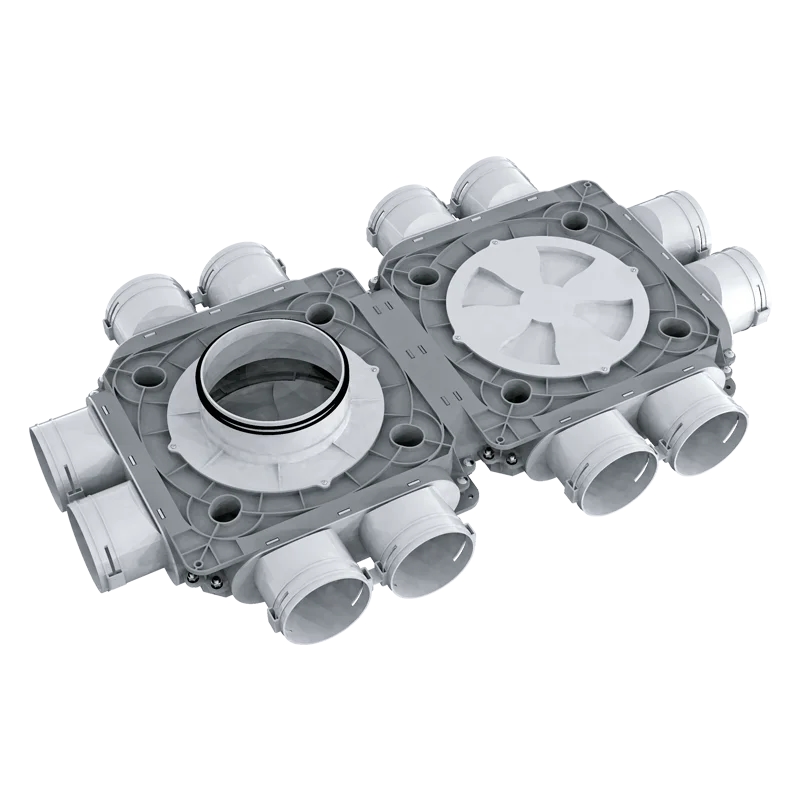 BlauFast Kunststoffverteilerkästen 90 mm - Blauberg Ventilatoren - LB11408.9 Image