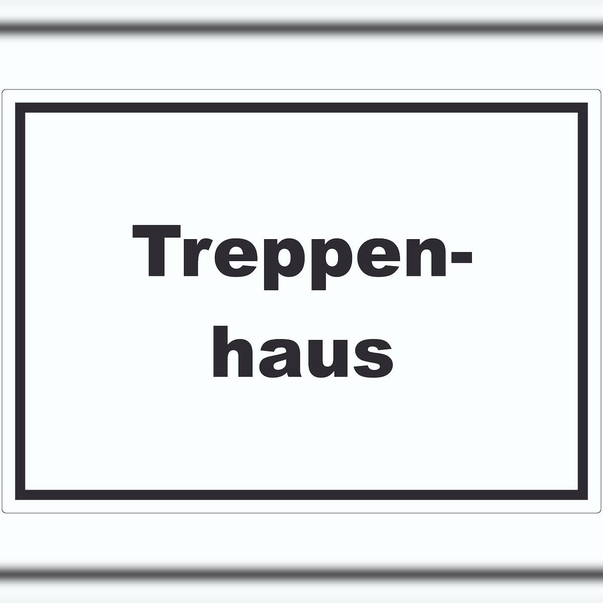 HB-Druck Treppenhaus Aufkleber mit Text Stufen steigen waagerecht A0 (841x1189mm) Image