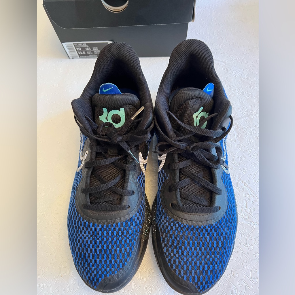 Nike Shoes | Authentic Nike Kd Trey 5 Ix- Black/Racer Blue Men’s 10 | Color: Black/Blue | Size: 10
