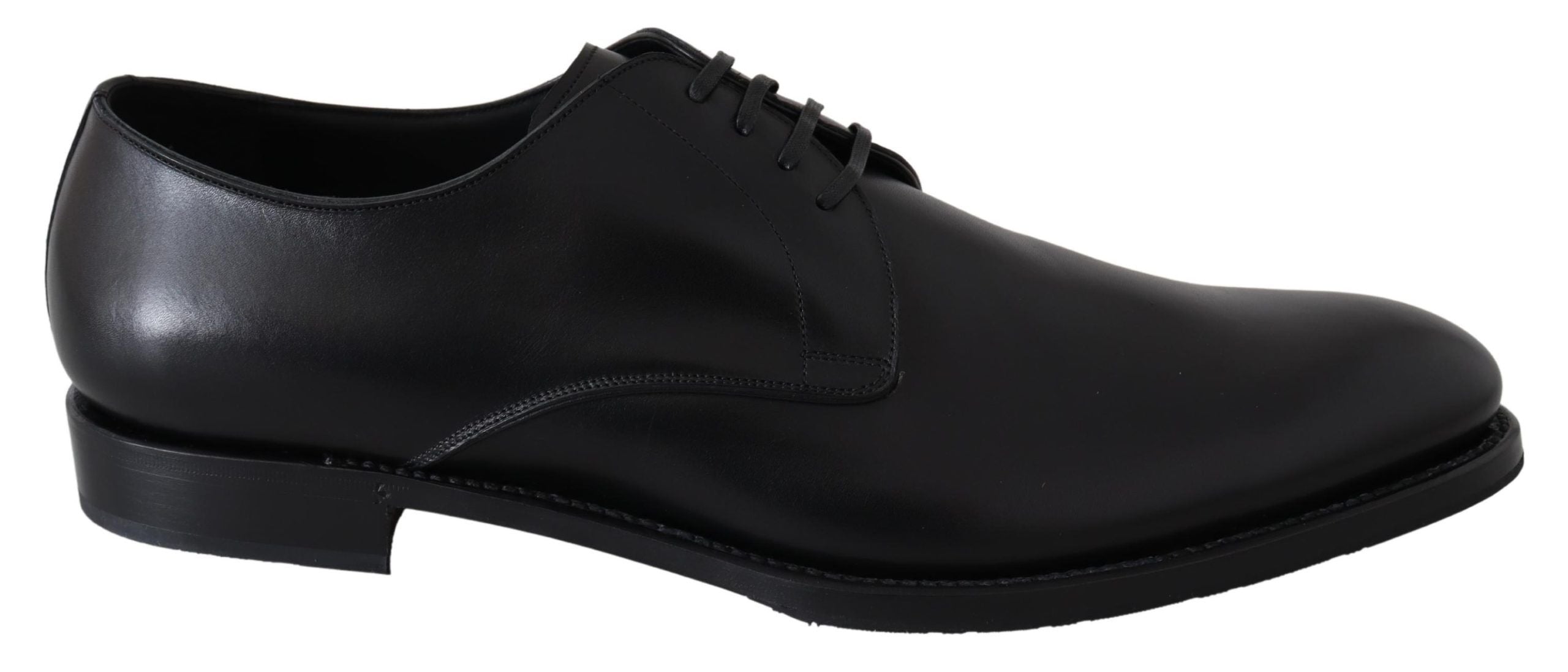 Dolce & Gabbana Schwarze Leder SARTORIA Handgefertigte Schuhe