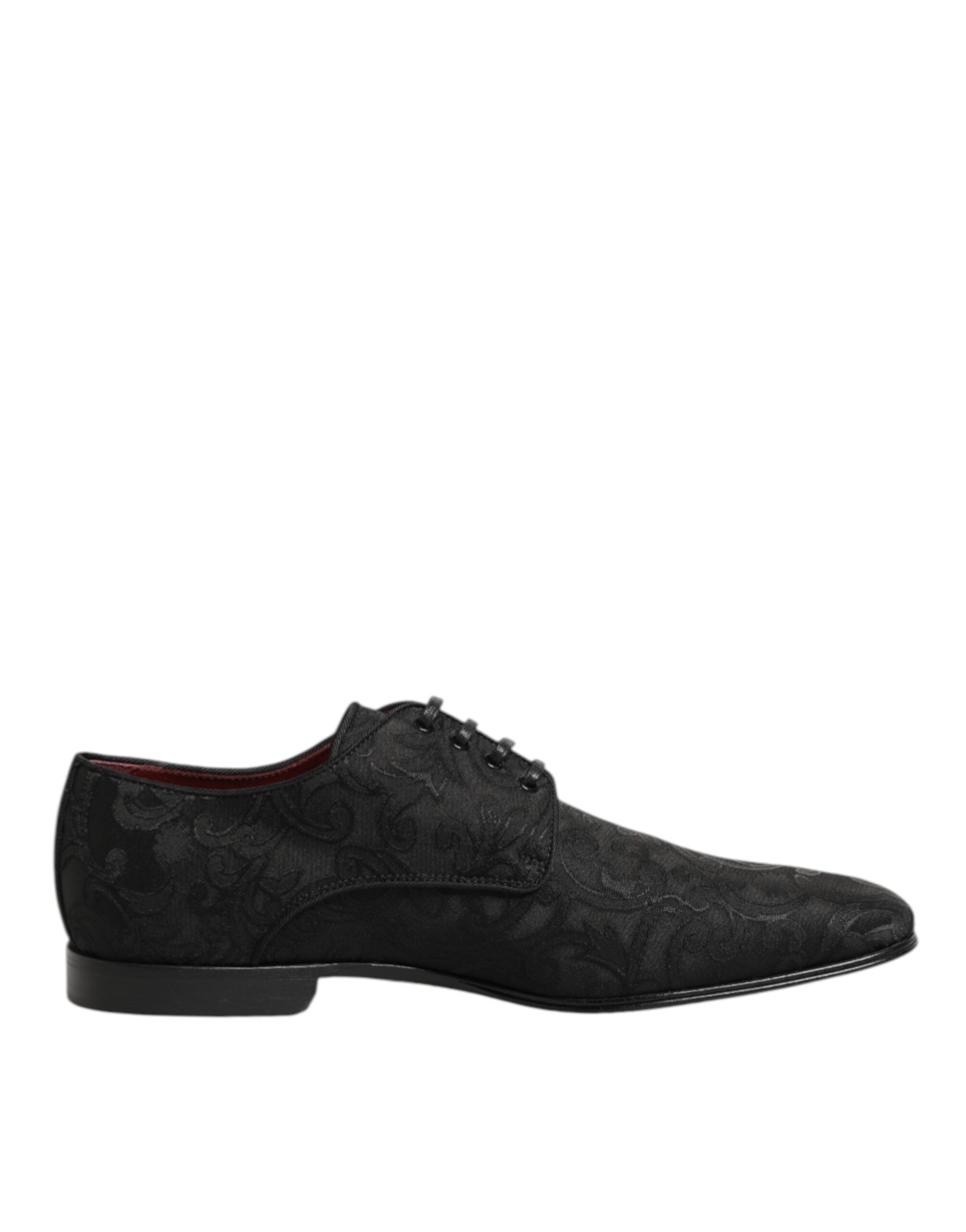 Dolce & Gabbana Brokat-Schnürderbys, Herrenschuhe - Schwarz