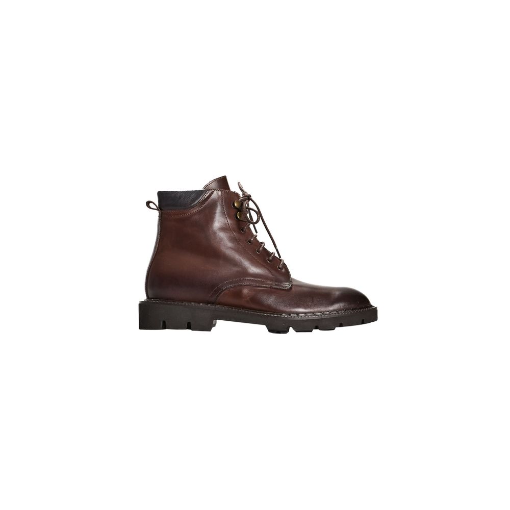 Roberto Pepe Luxus Herrenstiefel aus braunem Kalbleder