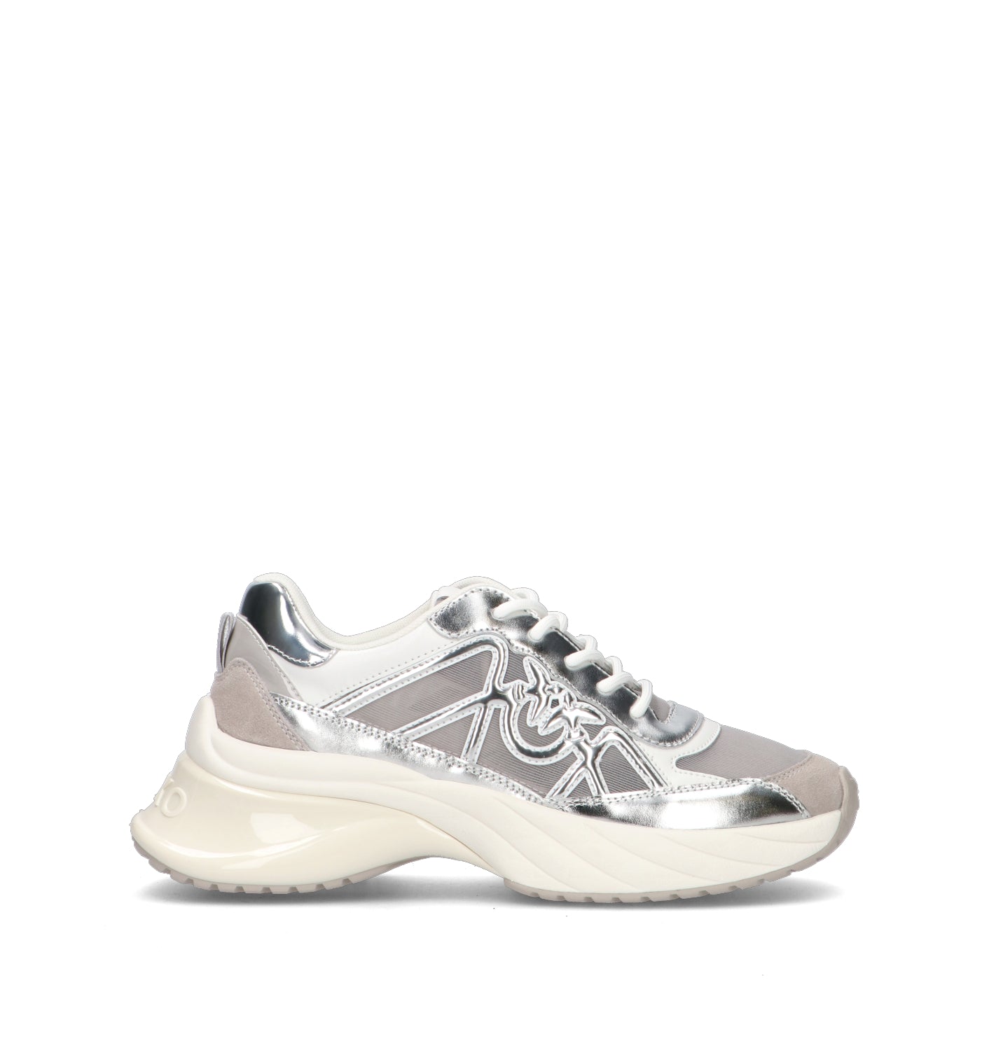 PINKO Sneaker donna bianca/argento
