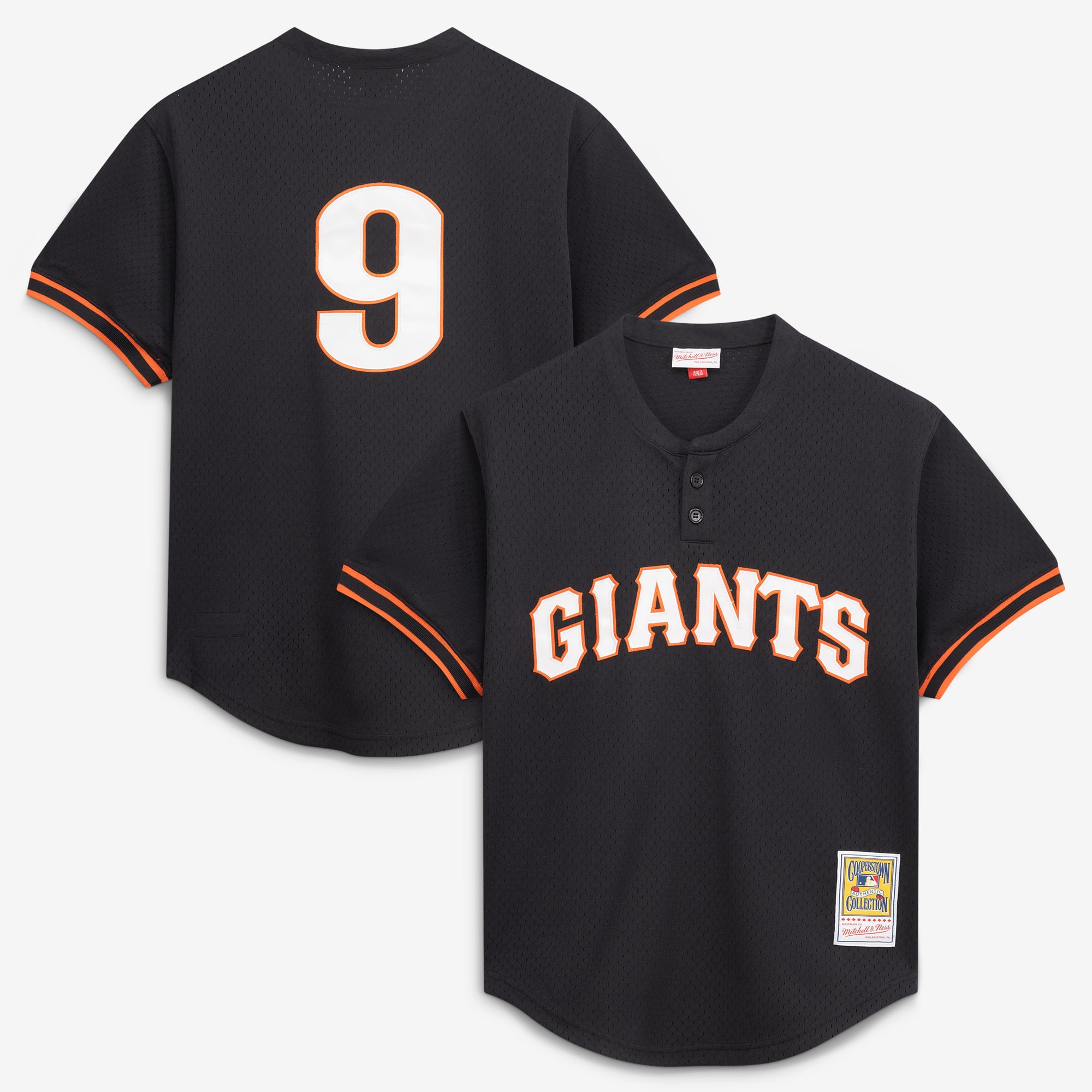 Mitchell & Ness Matt Williams Herren-Trainingsjersey in Schwarz, San Francisco Giants, authentisches Trikot