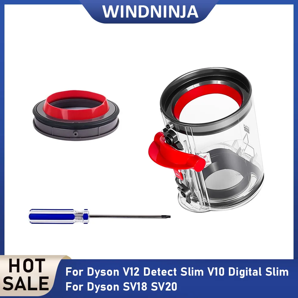 Für Dyson V10 Digital Slim V12 Detect Slim SV18 SV20 Staubsauger Staubbehälter Obere Fixierte Dichtungsringe Kabelloses Ersatzteil Image