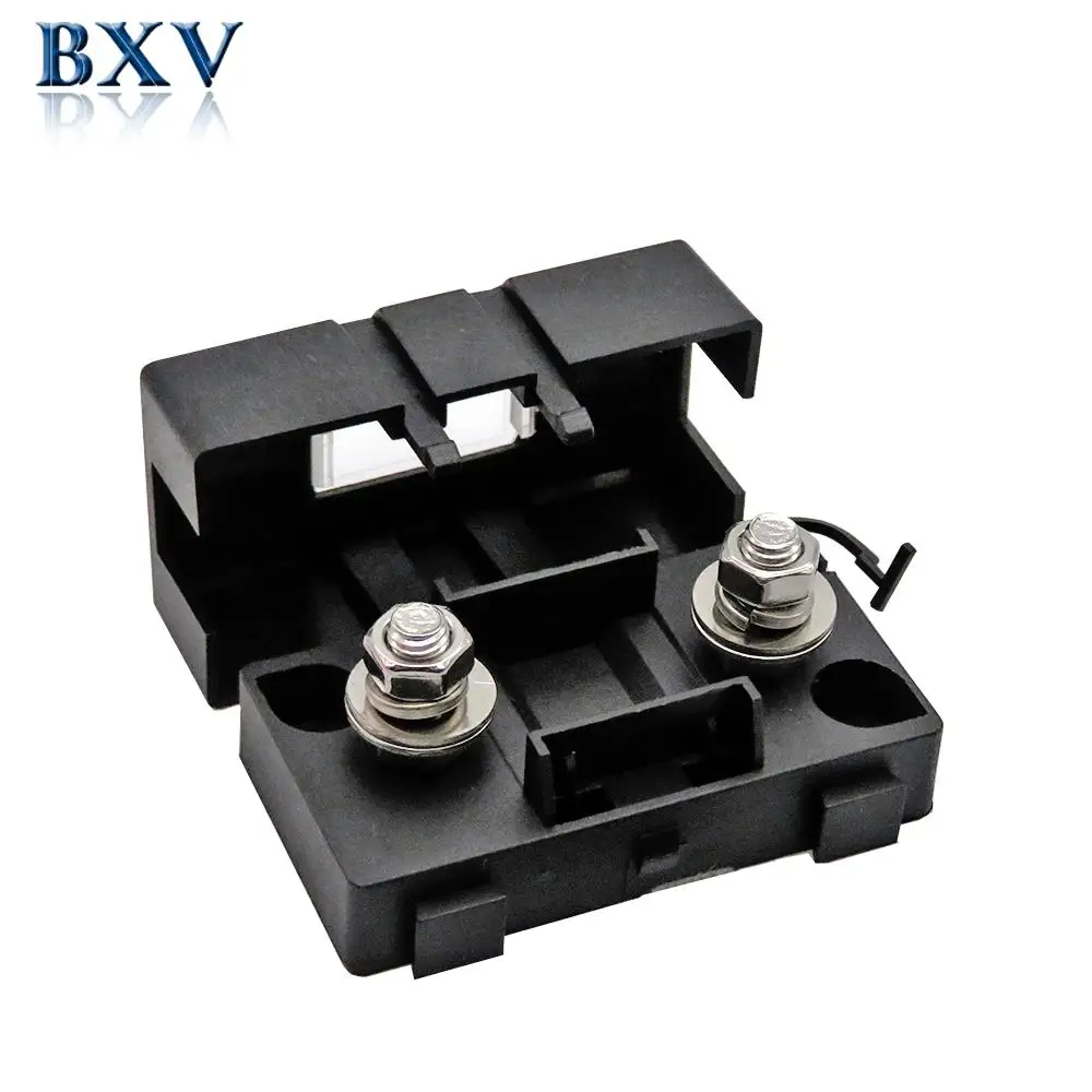 1PCS 52x27,5mm ANS-8 Trompete Gabel Stecker Typ Die Sicherung Halter Sicherheit Platte Basis Auto Träger sicherung Box Bolzen Typ Image