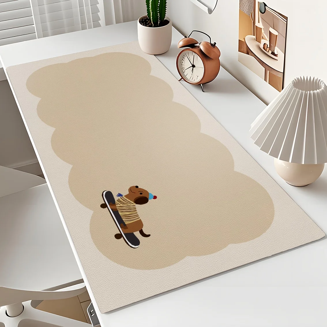 Augenschutz-Computermatte aus weichem Kunststoff, extra groß, für Büro, Zuhause, Studenten, Tischdecke, Mauspad, verschleißfest, rutschfest, für den Schreibtisch Image