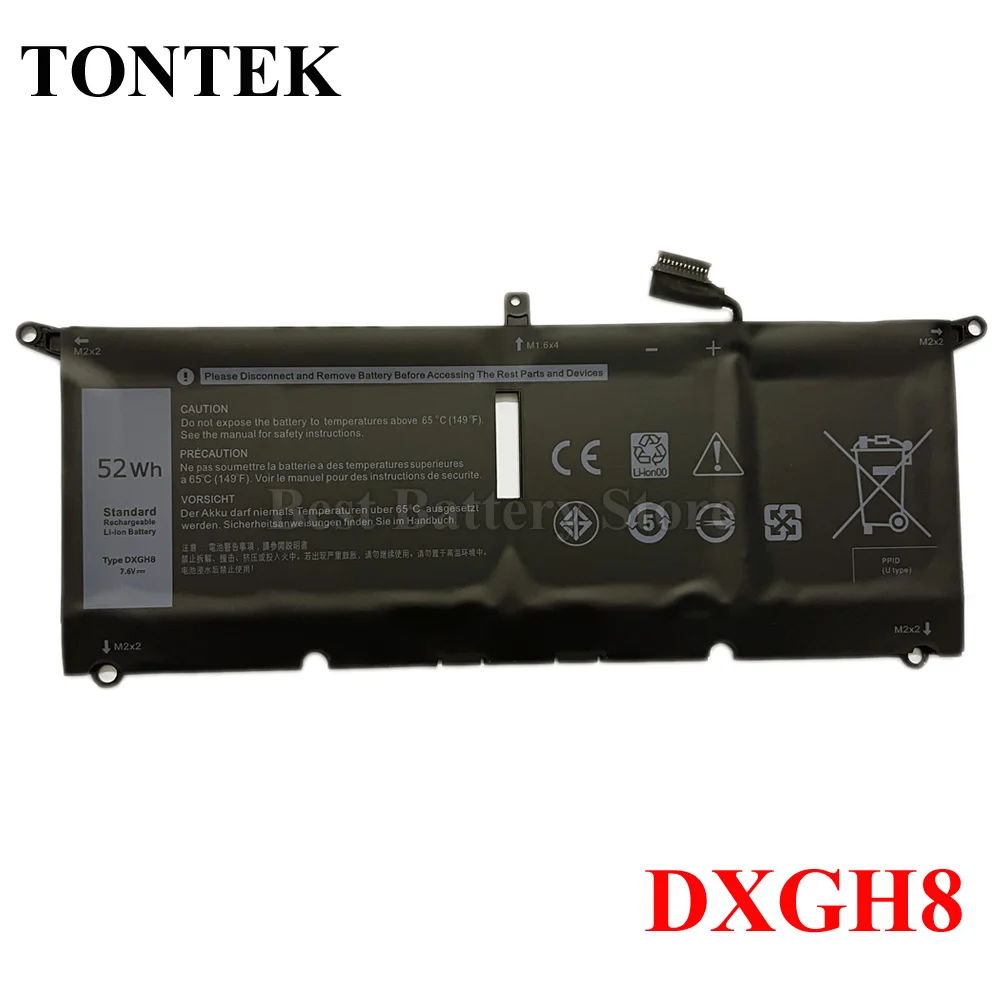 DXGH8 Laptop Batterie Für DELL XPS 13 9380 9370 7390 Für DELL Inspiron 7390 2-in-1 7490 G8VCF H754V 0H754V P82G