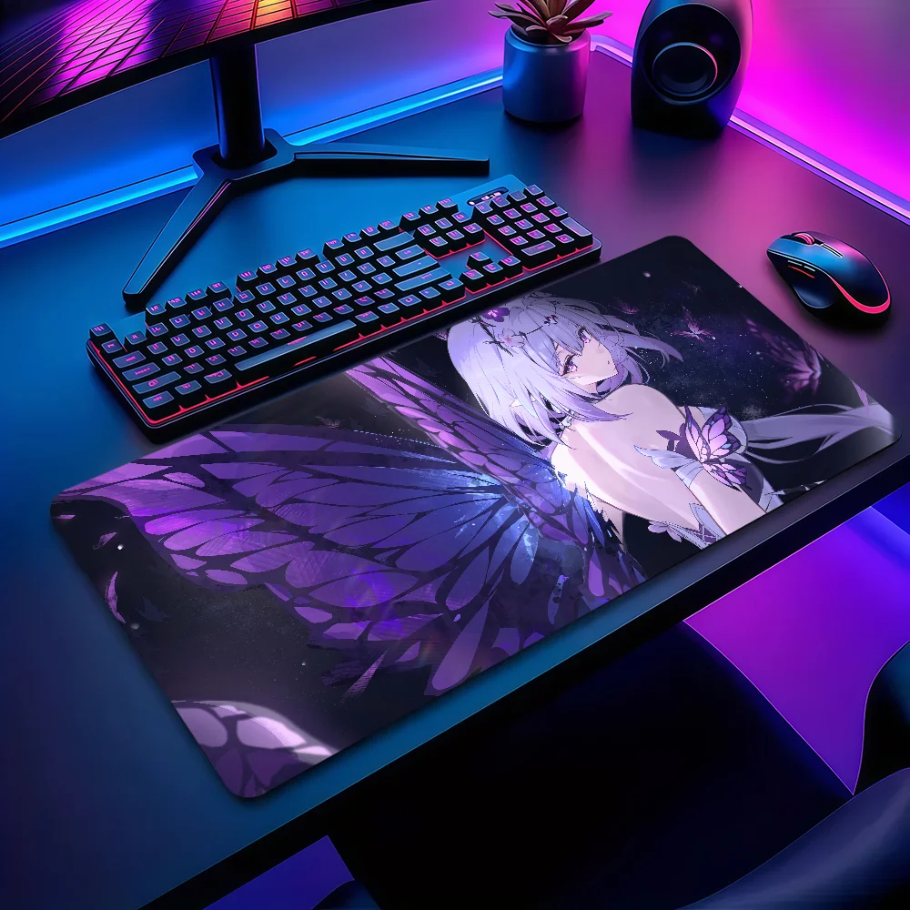 Game Honkai Star Rail Castorice Mauspad, rutschfest, verdickt, großes Schreibpad mit Lockedge, für Büro, Studenten, Gaming, Kissen Image