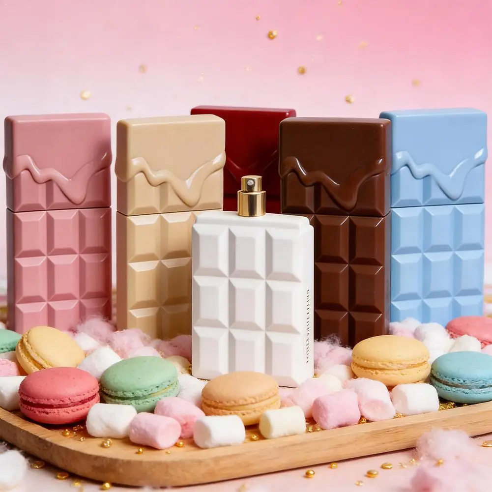 V.V.LOVE Damenparfüm 75ml Langanhaltender Duft Schokoladenchip-Design Klassischer Orientalischer Gourmet-Duft Eau De Parfum