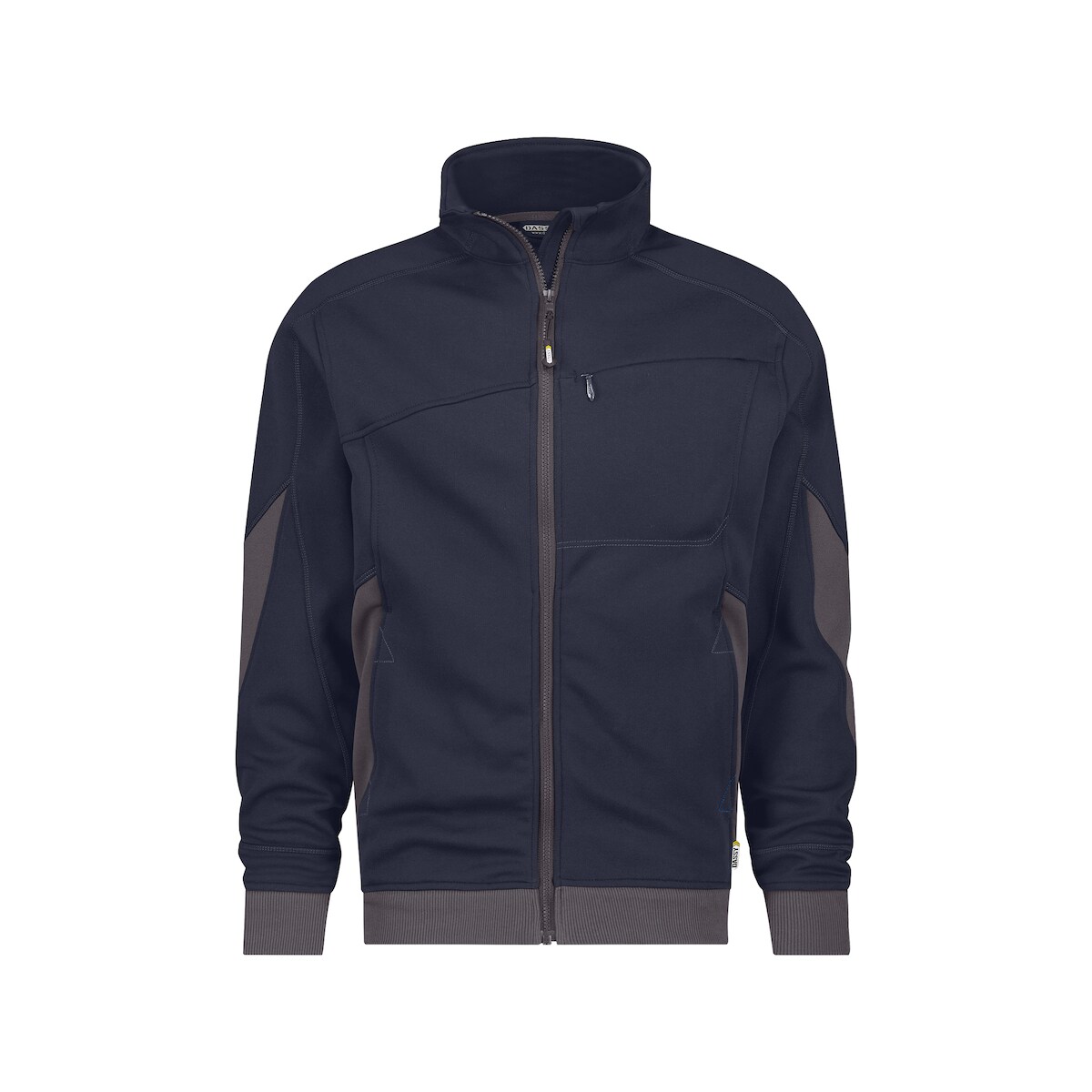 DASSY® Velox Sweatshirt, D-FX Flex, figurbetont, Cordura® Stretch Ellenbogen, RV Kinnschutz, Art. 300450 nachtblau/anthrazitgrau 3XL Image