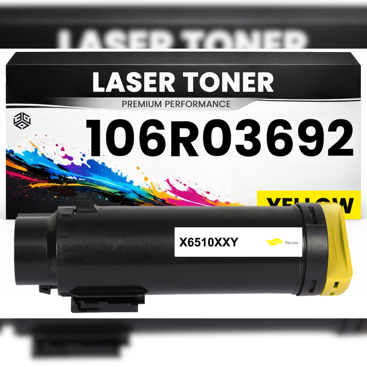 3DPlady Toner 106R03692 Gelb für Xerox kompatibel hochwertige Premium Alternative Phaser 6510DN 6510N 6510DNI 6510DNM WorkCentre 6515DN 6515DNI 6515N Image