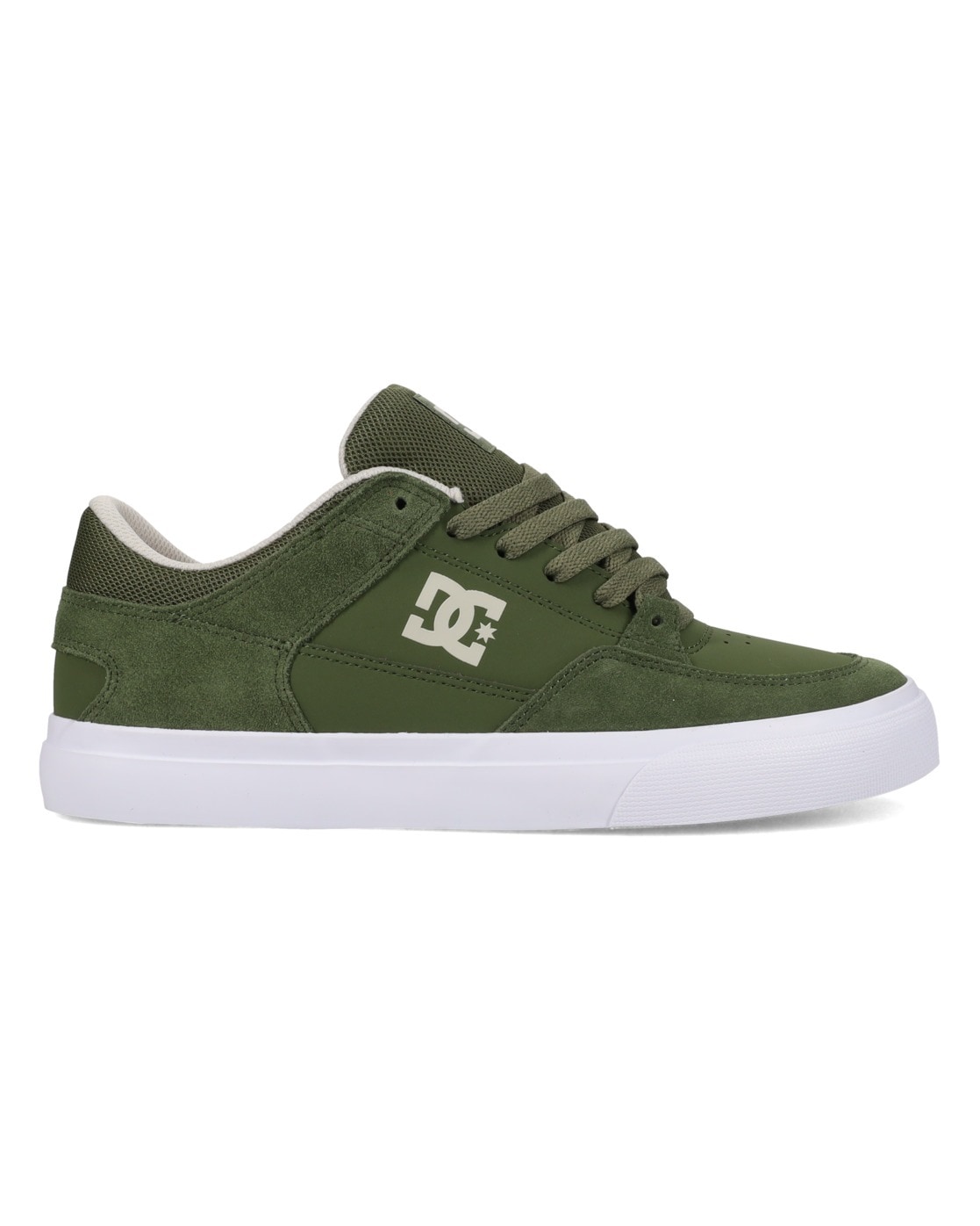 Sneaker DC SHOES "Onyx", Herren, Gr. 8,5(41), olive, tan, Obermaterial:58, 5% Leder, 32, 7% Synthetik, 8, 8% Microfaser;, Schuhe Sneaker