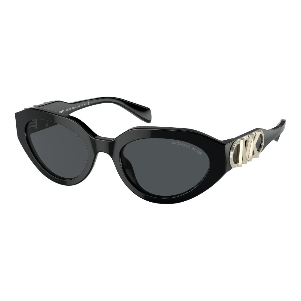 Michael Kors Schwarze Acetat-Sonnenbrille