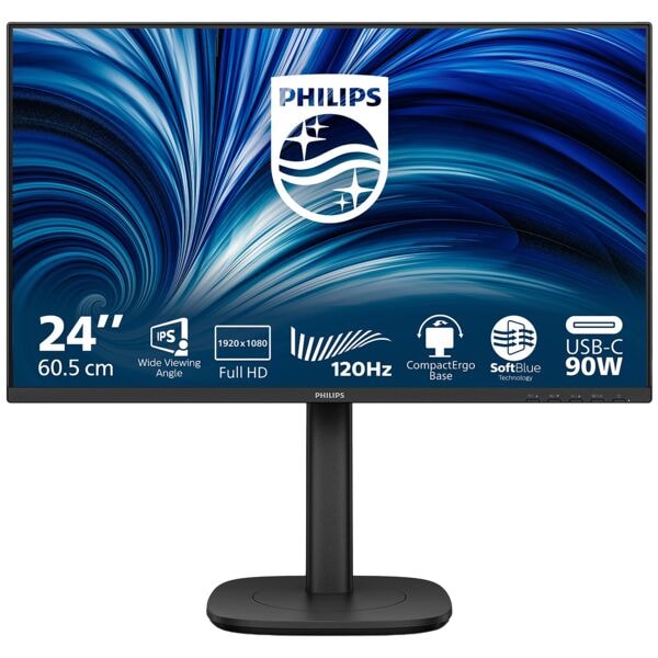 Philips Monitor »Business 24B2U3301/00« 60 cm / 23,6 '' schwarz, 54.2x49.9x22.8 cm Image