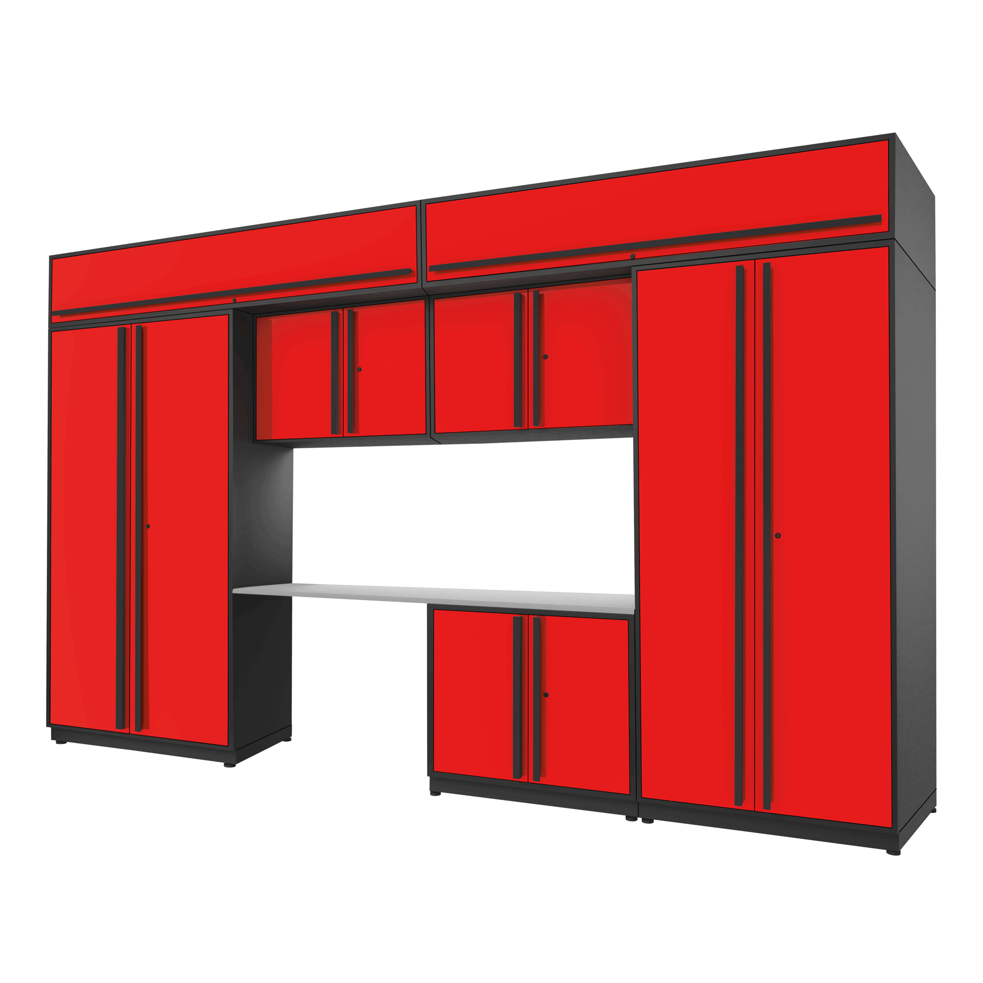 Proslat FusionPlus 13 ft set - Handy 2 Door & Overheads