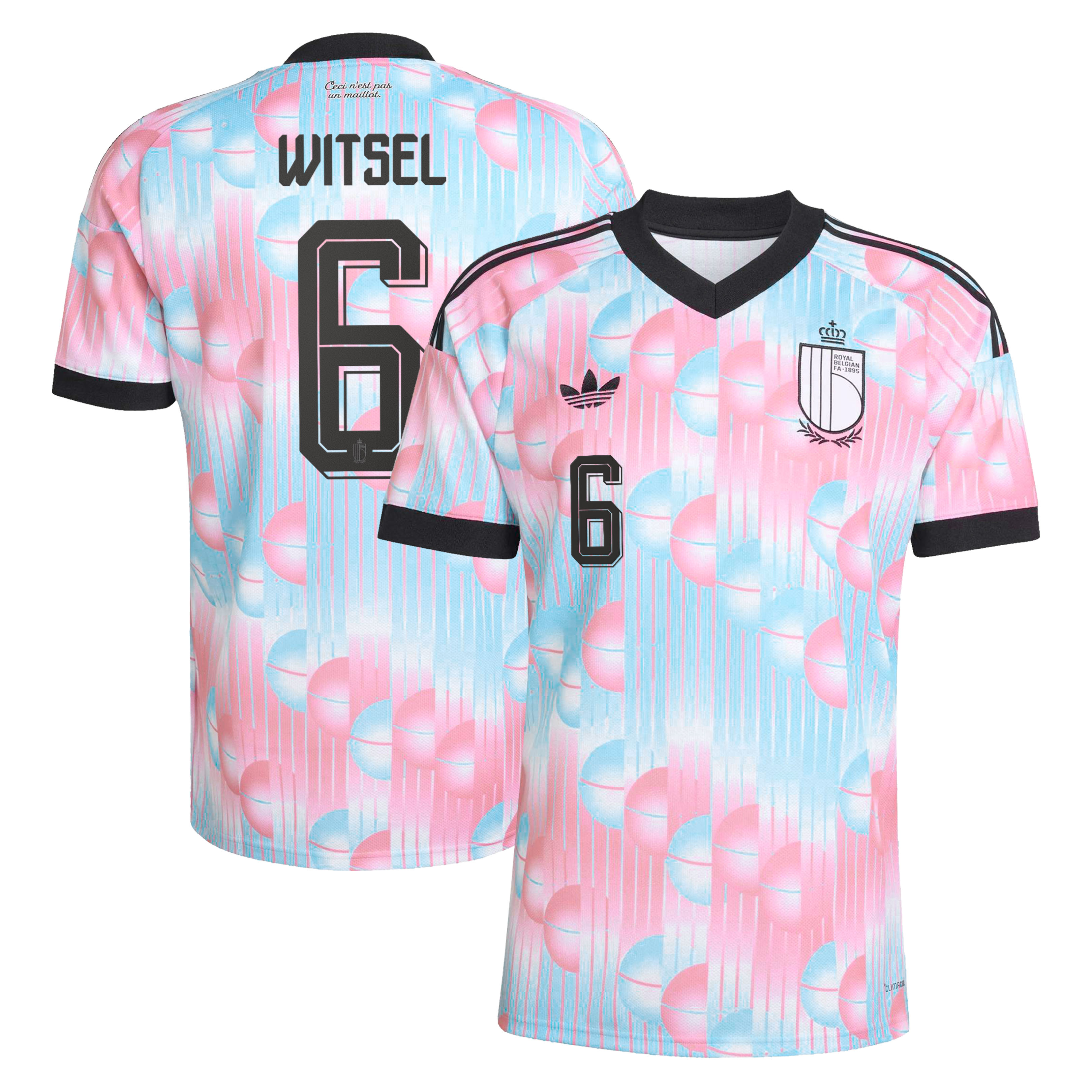 "Belgien 26 Auswärtstrikot adidas mit Aufdruck Witsel 6" Image