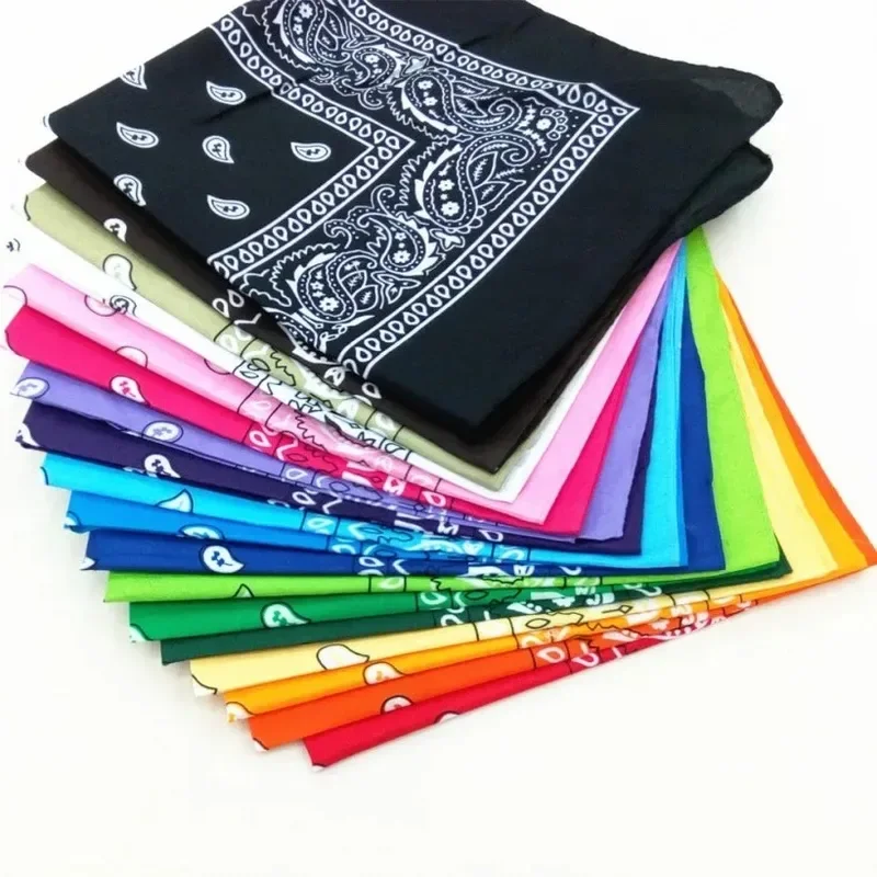 Unisex Männer Frauen Bandana Haarband Cowboy Herren Biker Sport Kopfbedeckung Handgelenk Haarwickel einseitiger Kopfwickelschal Paisley Image