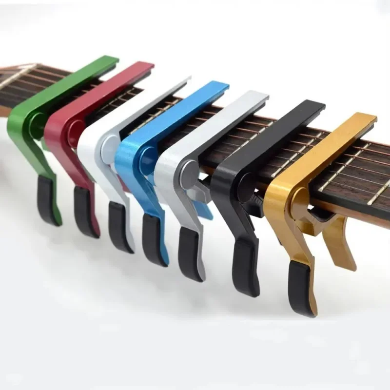1/2 stücke Gitarre Capo für Akustische Klassische Elektrische Gitarre Aluminium Legierung Tuning Clamp Gitarre Zubehör Capotraste Guitarra Image