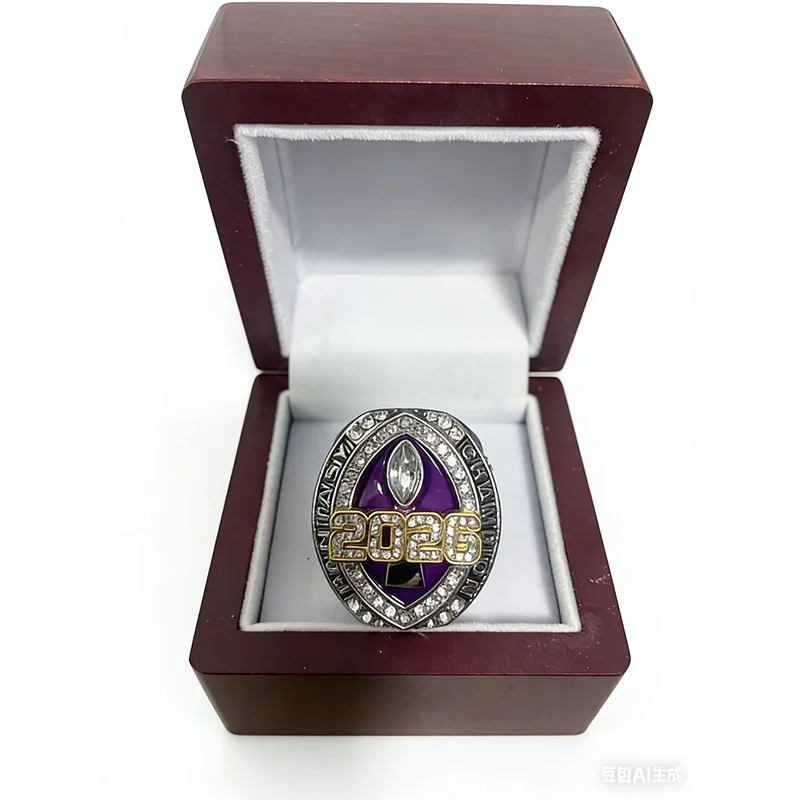 2026 Fantasy Football Championship Gedenkring Fan Gedenkmeister Ring Fan Sammlung Geschenk Image