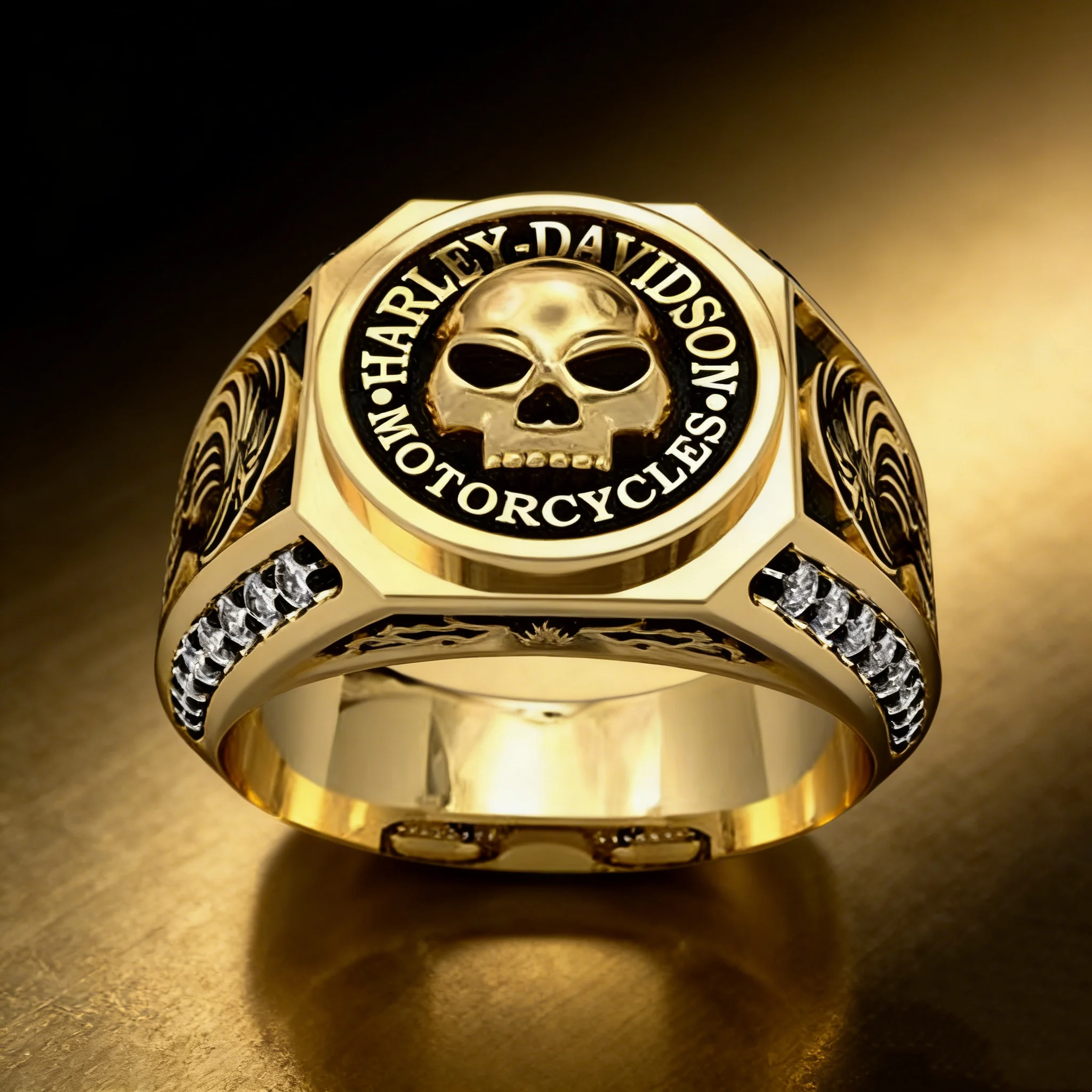 Herren-Harley-Davidson-Motorrad-Totenkopfring für Harley Davidson Electra Glide Ultra Classic 1250 S PA 1250S PA1250 X48 883 1200