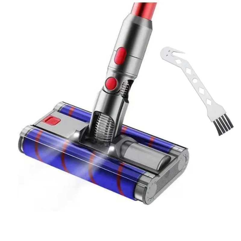 Aktion! Ersatzteile für weiche Reinigungsbürsten – elektrischer Doppelbodenbürstenkopf für Dyson V7 V8 V10 V11 V15 Staubsauger Image