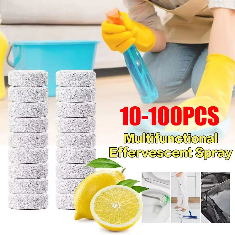 10-100PCS Töten Bakterien Weiß Waschmittel Brausetabletten Gebleichte Tragbare Kleidung Aufheller Wäsche Fleck Entferner ﻿ Image