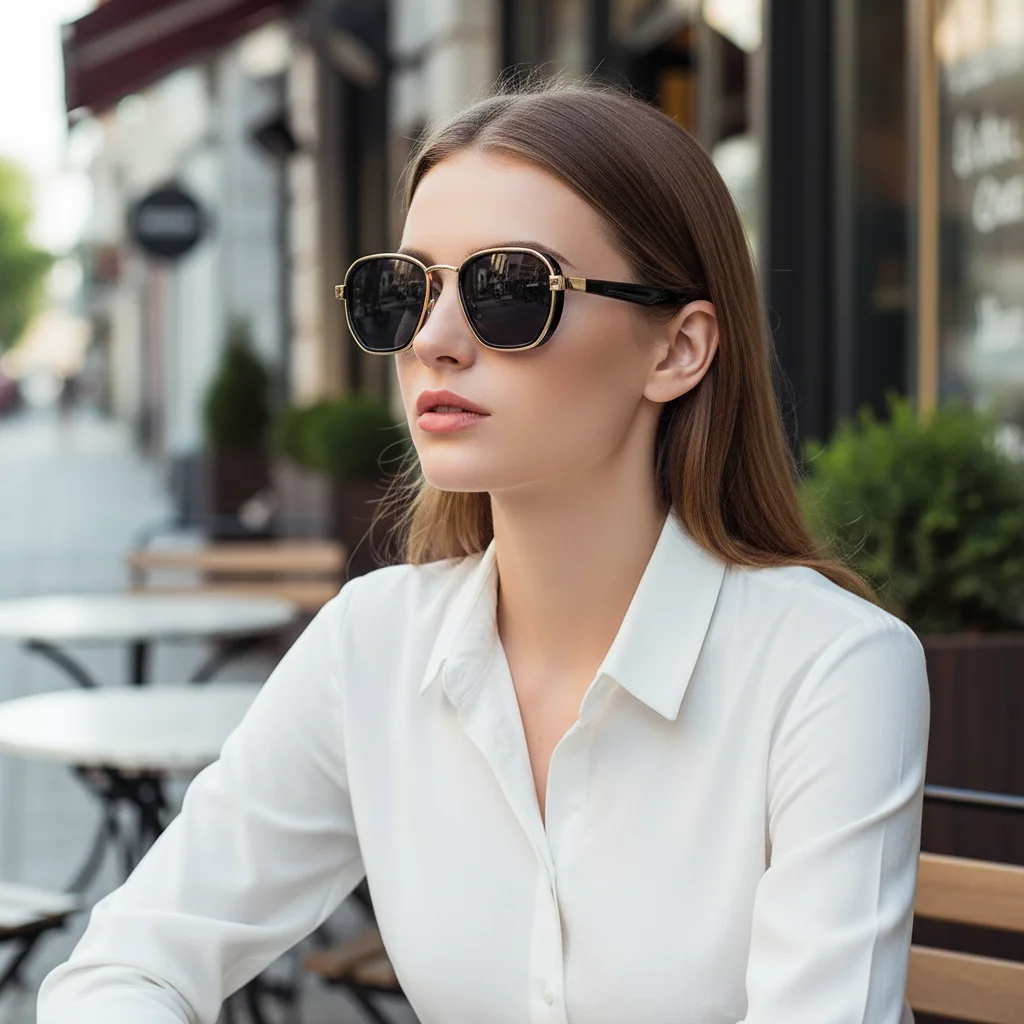 Neue, stilvolle und vielseitige Sonnenbrillen für Herren und Damen mit UV-Schutz2521 Image