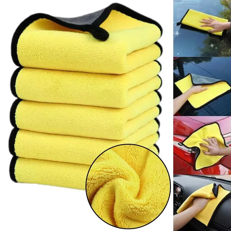 1/2/3 stücke Mikrofaser Handtuch Auto Mikrofaser Tuch Waschen Handtuch Mikrofaser-reinigungstuch Auto Waschen Trocknen Handtuch Auto Detaillierung Image