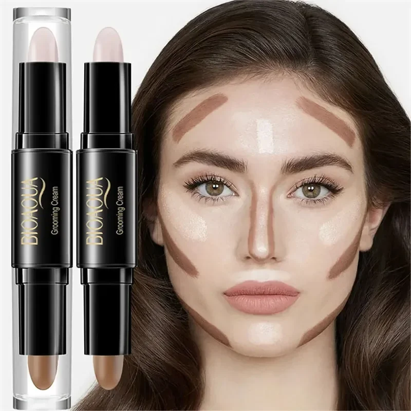1/2/5Pcs Professionelle Make-Up Basis Foundation Creme für Gesicht Concealer Konturierung für Gesicht Bronzer Schönheit frauen Kosmetik