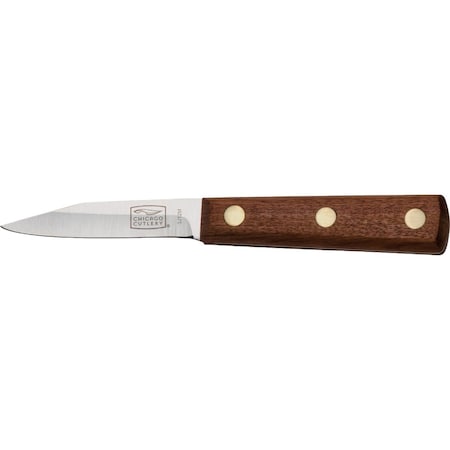CHICAGO CUTLERY 100SP Walnut Tradition 3'' Paring Knife/Boning Knife