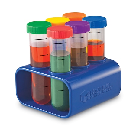 LEARNING RESOURCES 2788 Jumbo Test Tubes with Stand Set