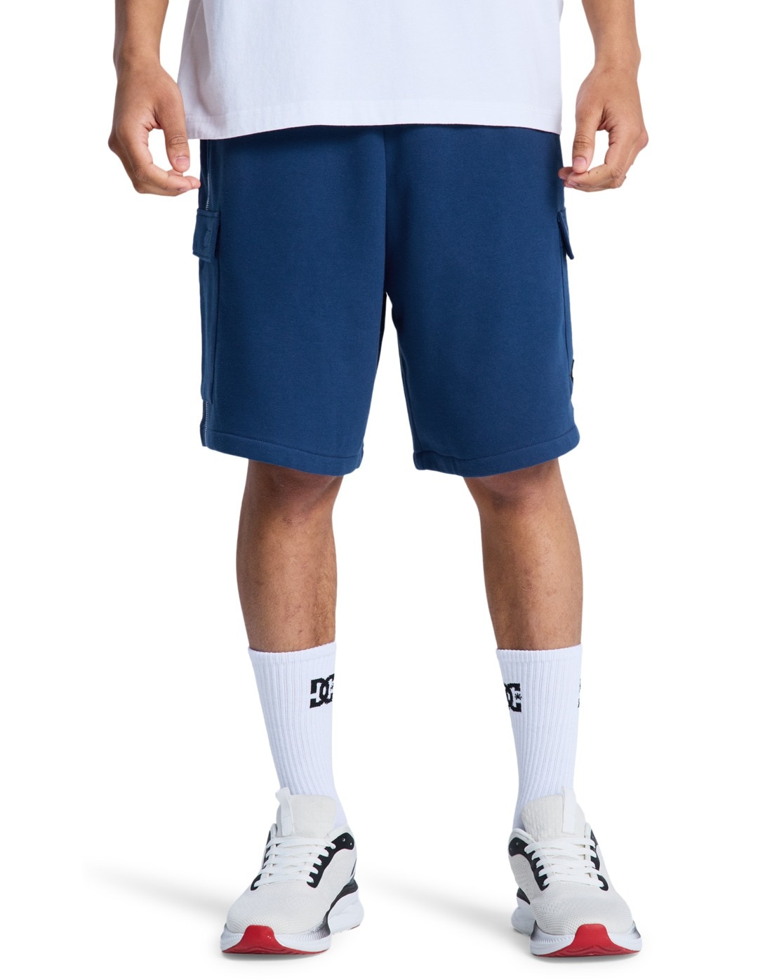 Sweatshorts DC SHOES "Flow Down", Herren, Gr. L, estate blau, Obermaterial: 75% Walkfrottier, 25% Walkfrottier;, Hosen Sweatshorts Image