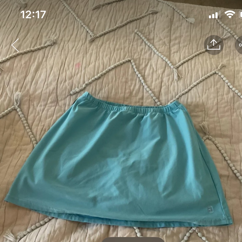 Nike Skirts | Blue Nike Tennis Skirt | Color: Blue | Size: L