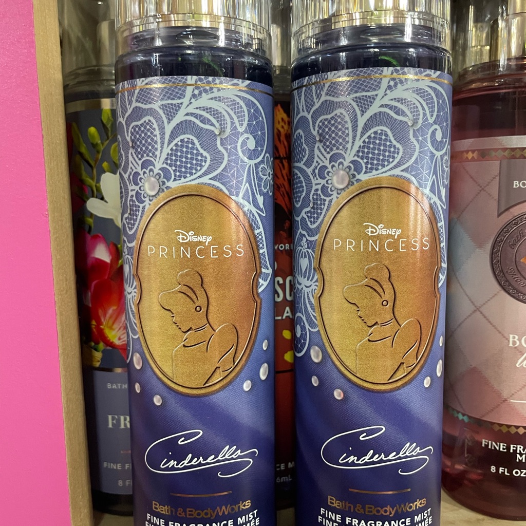 Disney Bath & Body | 2 Bath And Body Works Disney Princess Cinderella Fragrance Mist - Blue And Gold | Color: Blue | Size: Os