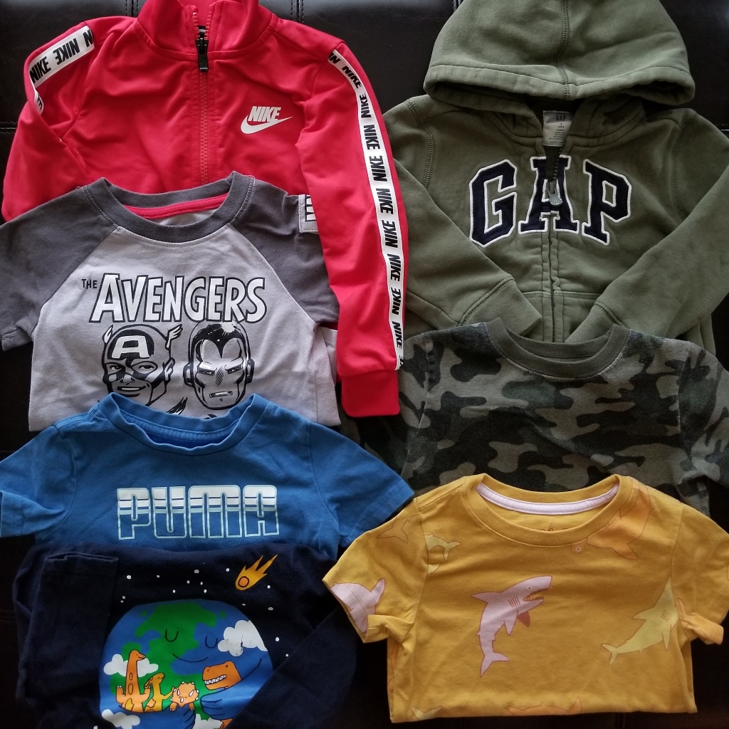 Nike Shirts & Tops | Boy Toddler Clothing Bundle 2t/3t | Color: Blue/Red | Size: 2t/3t