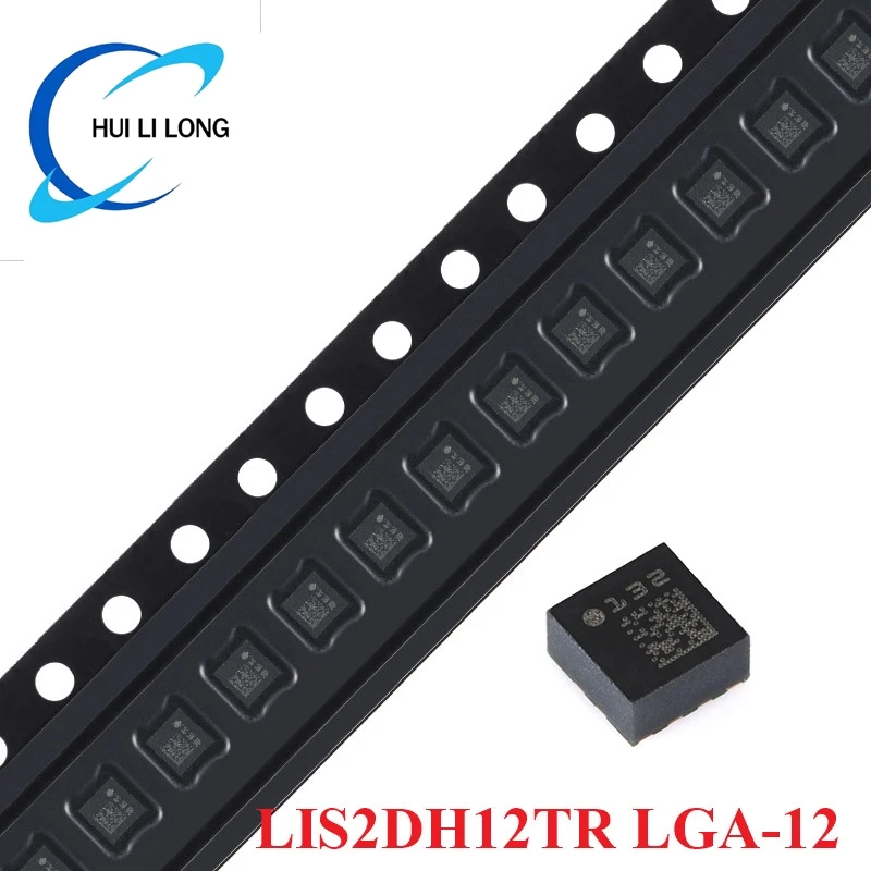 Lis2dh12tr LGA-12 lis2dh12 lis2dhtr dh12 lga12 3-achsige dreiachsige mems beschleunigung messer bewegungs sensor chip ic neues original Image