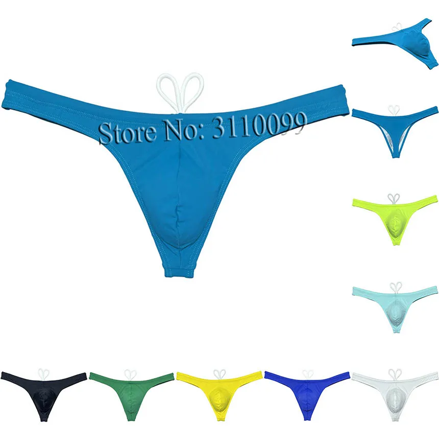 Herren schwimmen Tanga Bikini Bade bekleidung glatte Badehose Strands horts Badeanzug Unterwäsche Image