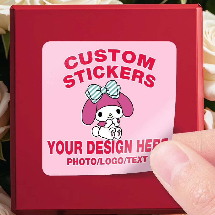 Sanrio DIY Personalisierte Aufkleber - Laden Sie Ihr Foto hoch für Partyzubehör, Wandtattoos, Heimdekoration, Geschenkanhänger & Laptop-Sticker Image