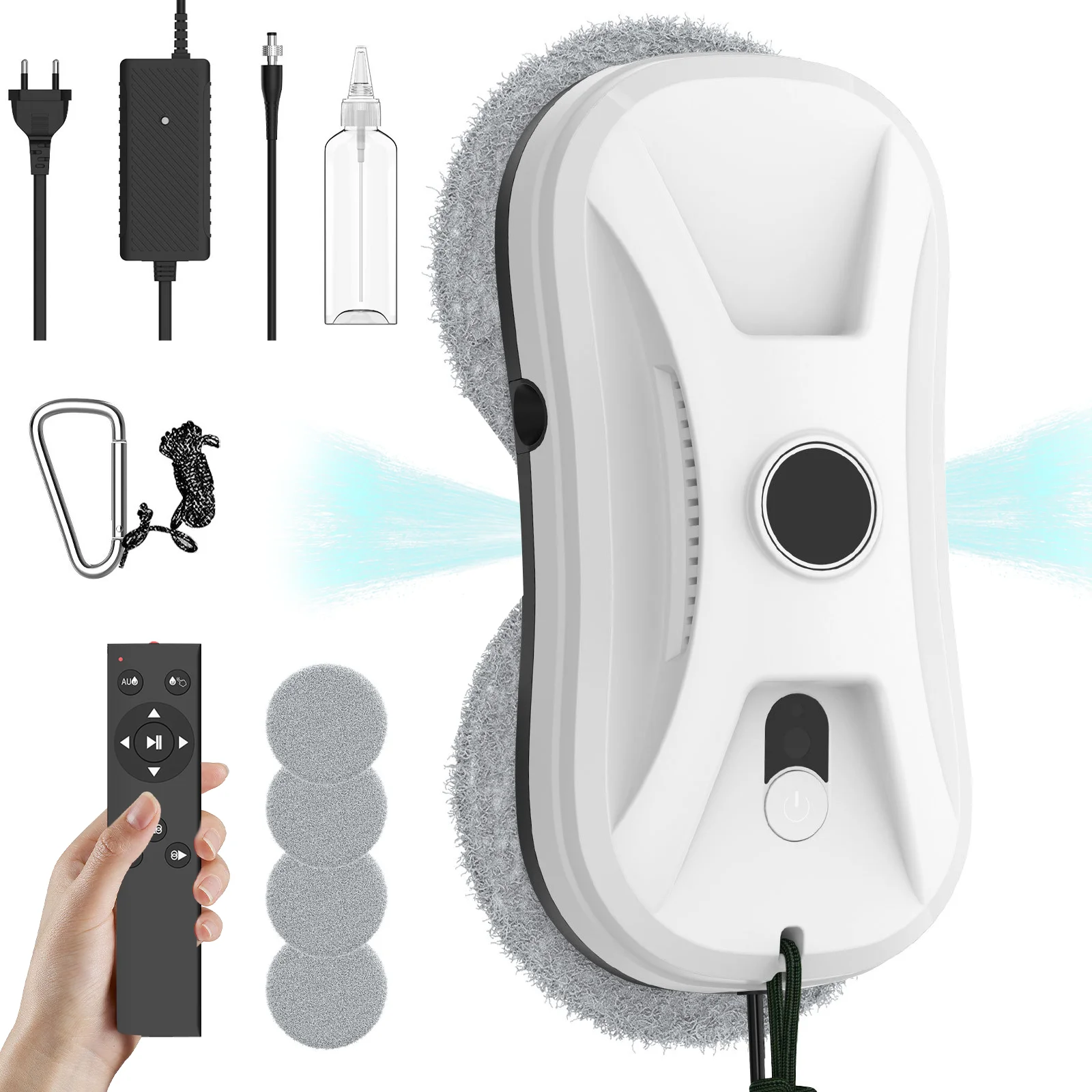 Neu: Automatischer Roboter-Fensterreiniger, Vakuum-Smart-Home-Gerät, Glasreiniger, Fensterputzroboter, Elektrischer Bodenwischer Image