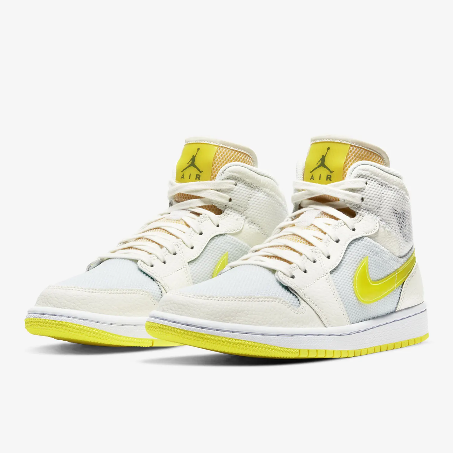 Nike Original Air Jordan 1 Mid AJ1 Lakers Mid-Top-Basketballschuhe DB2822-107