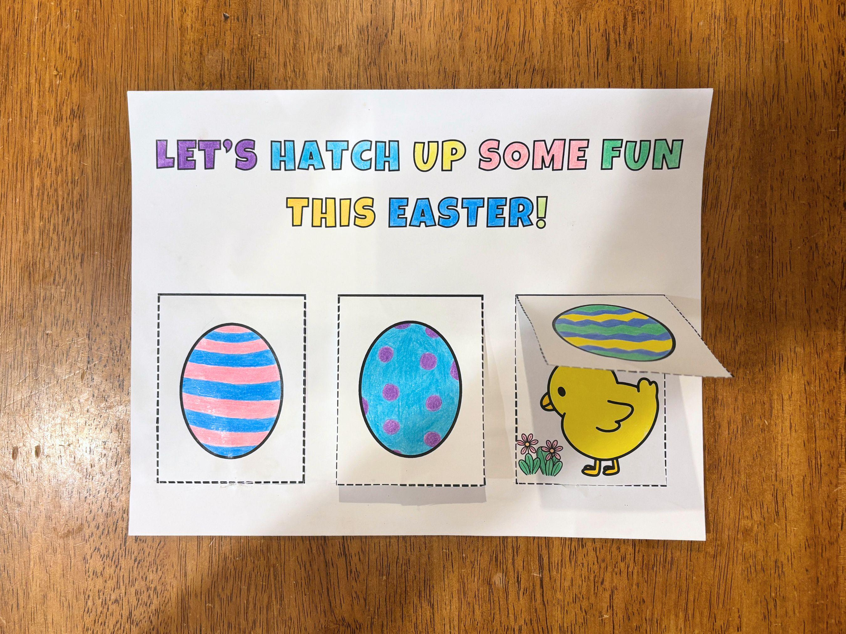 Lavoretti di Pasqua, Attività pasquali per bambini, Uova di Pasqua stampabili, Lavoretti di Pasqua divertenti e facili per bambini, Lavoretti primaver
