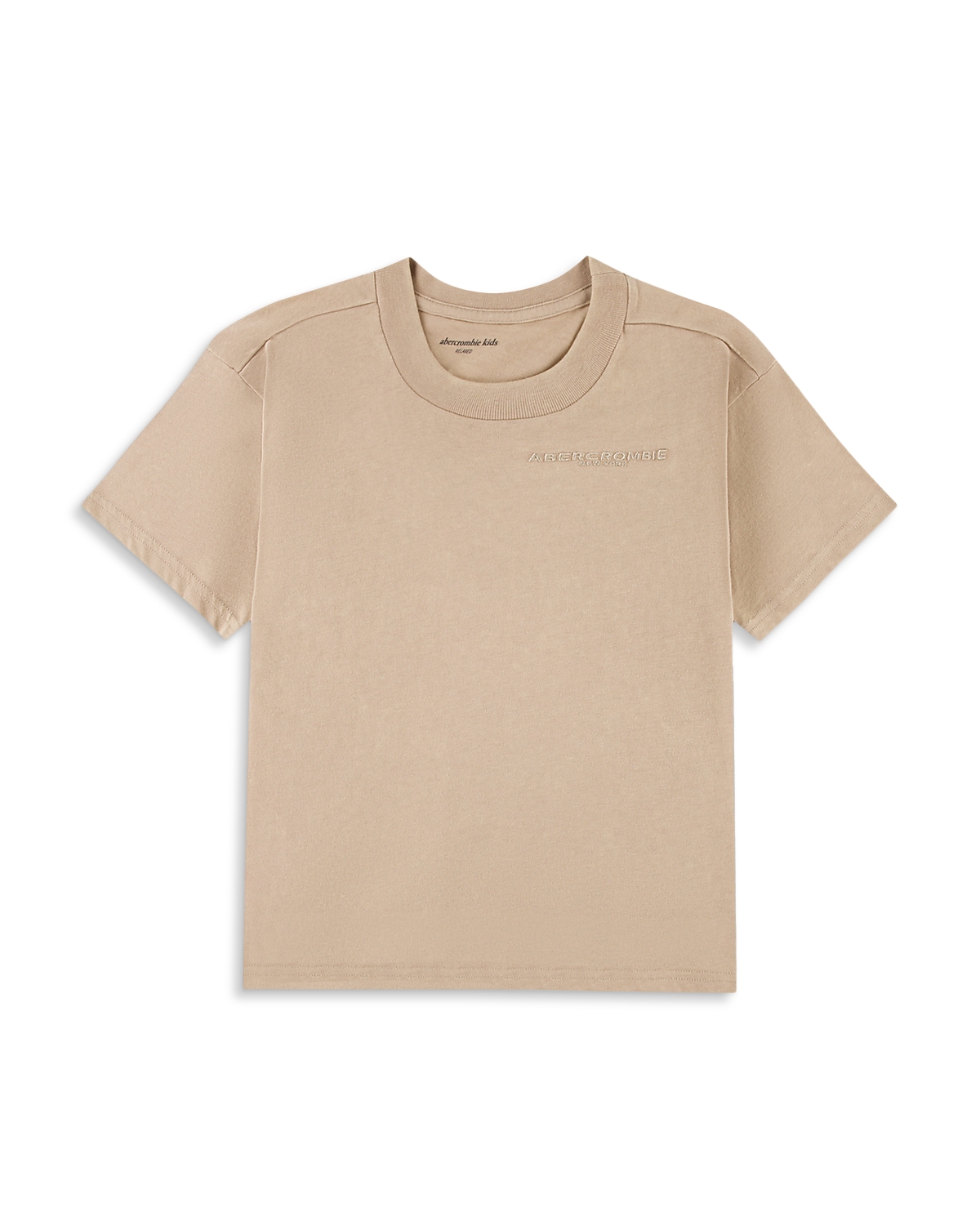 abercrombie kids Boys' Sunfaded Knit Tee - Little Kid, Big Kid - Simply Taupe