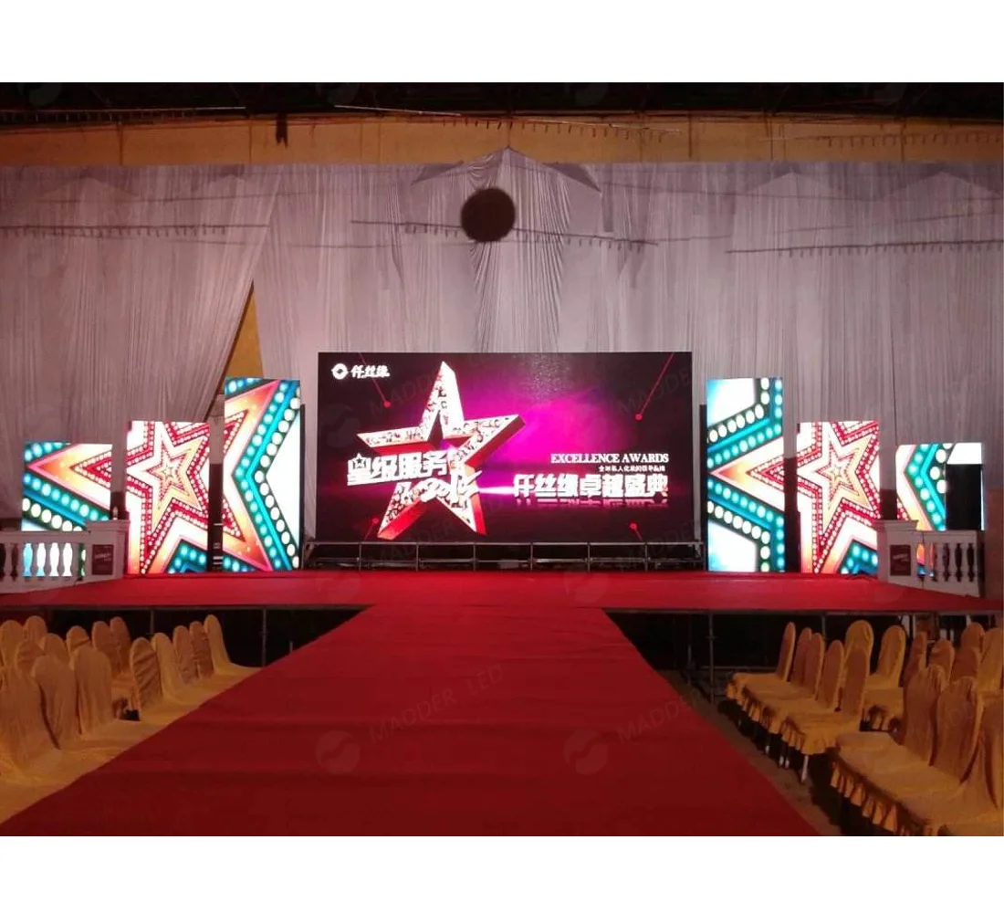 4m X 3m sistema completo P1.86 P2 P2.5 P3 P2.6 P2.9 P3.91 Display a LED 500mm x 500mm pannello a LED per interni esterni a LED Sreen