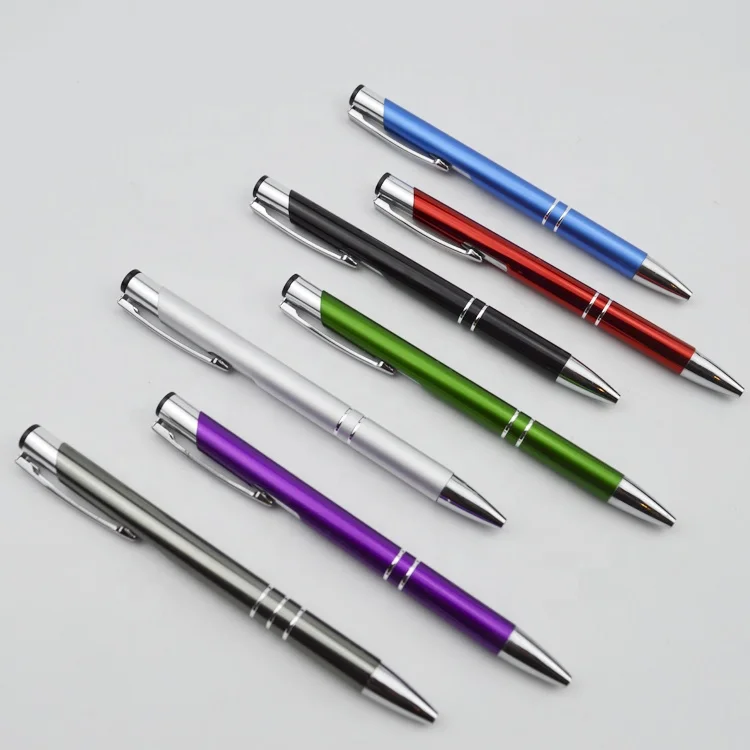 Di lusso Promozionale Penna A Sfera In Metallo Con Logo Personalizzato Pubblicità Penna a sfera Incisione Regalo Personalizzato Penna A Sfera In Metallo