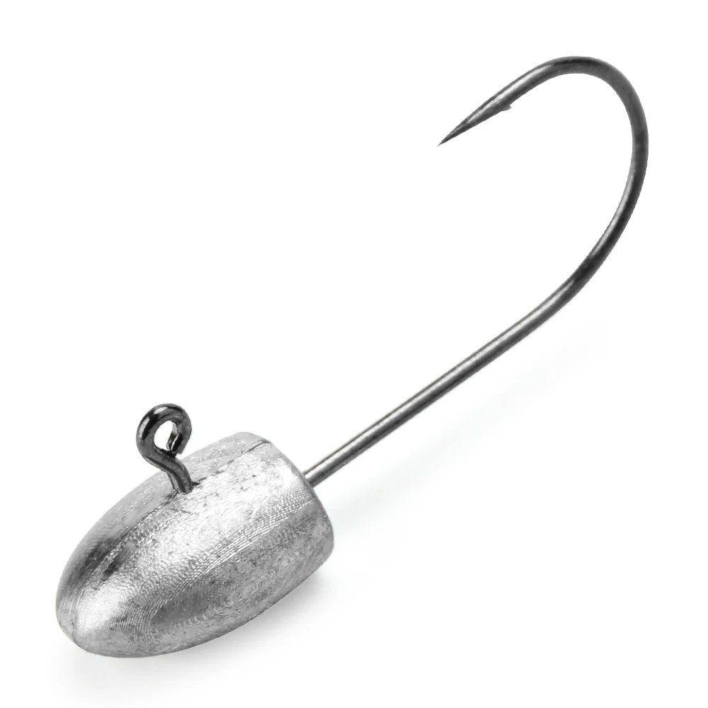 Spinpoler 1g 2g 3g 4g Mini Jig Head per Pesca sul Ghiaccio Amo da Pesca con Ardiglione per Rockfish Crank Soft Worm Jigging Bass Fiume Acqua Salata