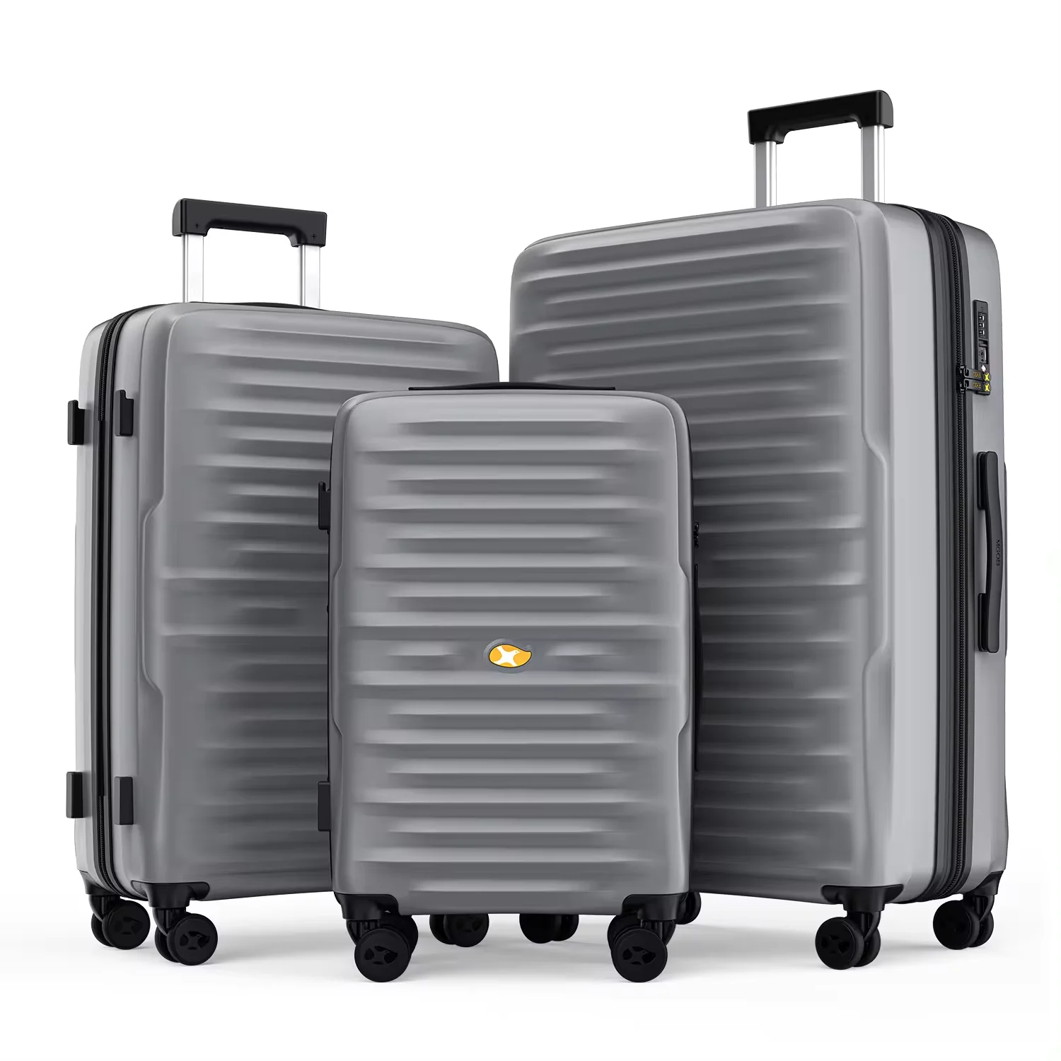 Set di bagagli da viaggio di lusso High-end valigia rigida grande valigia con serratura TSA ruote Spinner Carry on Trolley scuola Koffer