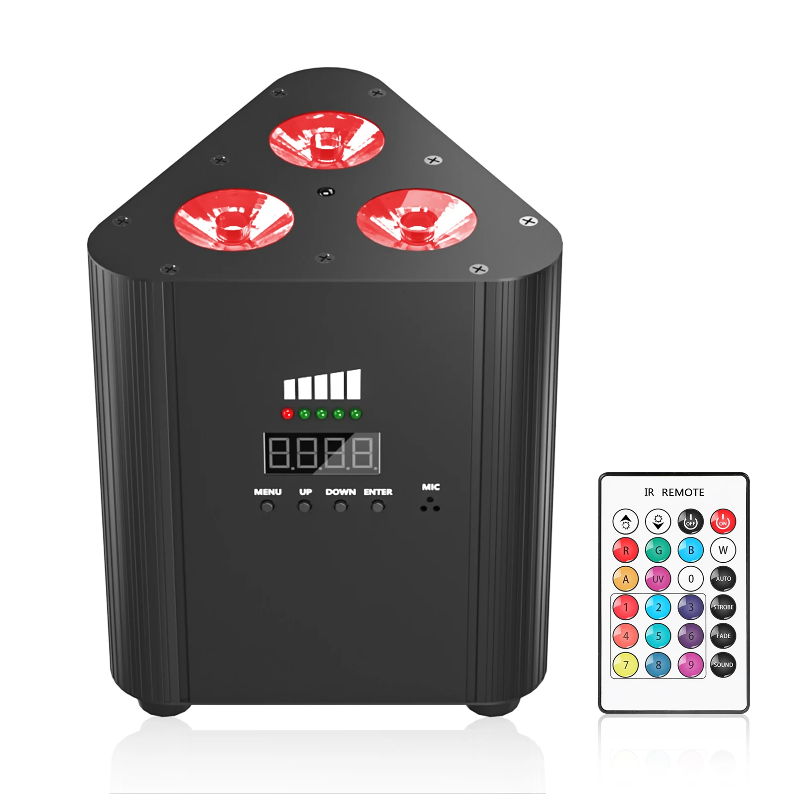 12W alluminio Rgbw 4 in1 con illuminazione da palcoscenico a batteria Uplight per chiese concerti Party Disco Ktv chiesa Par lampada effetto luce