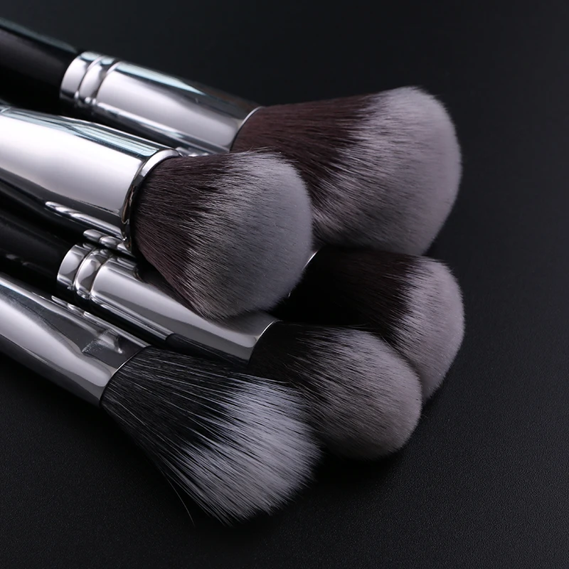 IPRESTA Set di 12 Pennelli Professionali per Trucco in Pelo Sintetico e Pelo di Capra con Pennello da Barba Logo Personalizzato Vendita all'Ingrosso