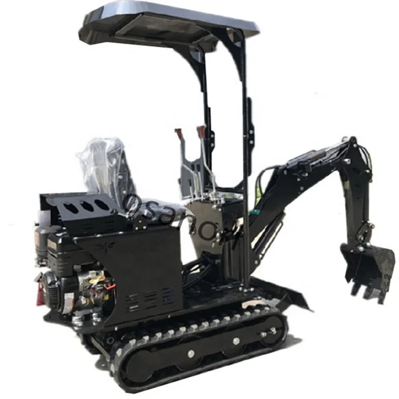 Spedizione gratuita mini piccolo escavatore CE/EPA/EURO 5 cina all'ingrosso mini escavatori compatti prezzi da 1 tonnellata con secchio per pollice in vendita